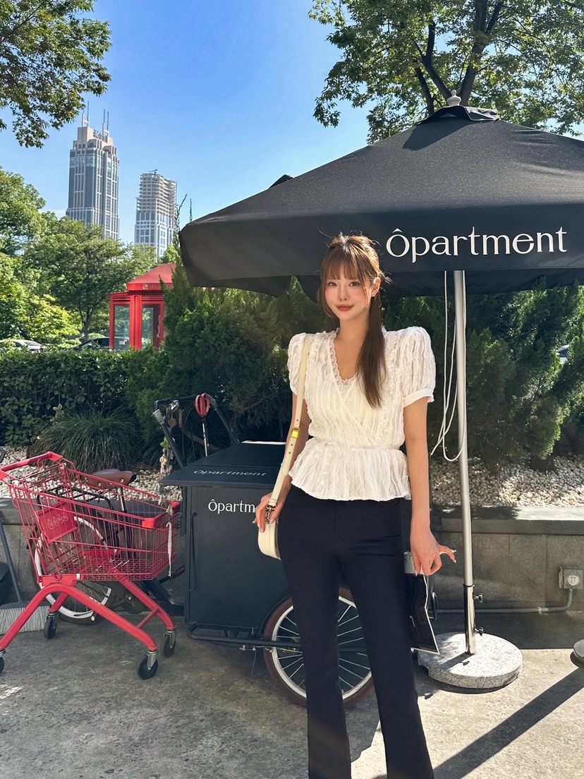 81 MARKET-L東大門㊣實拍女士新款熱賣休閑時尚襯衫蕾絲衫81 MARKET-L襯衫/蕾絲衫