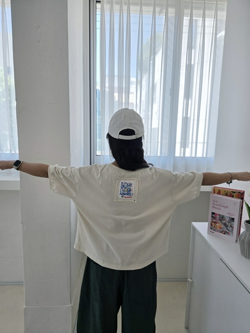YESFREE韓國直郵㊣女士新款人氣25春夏休閑熱賣職業推薦T恤YESFREET恤