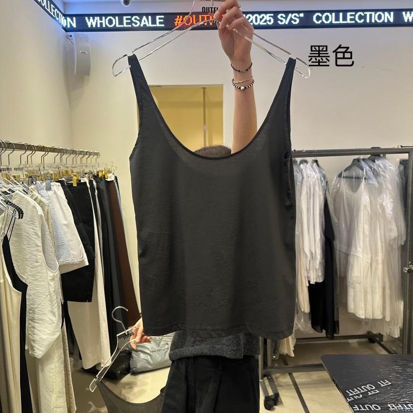 OUTFIT韓國直郵㊣女士新款休閑時尚推薦人氣25春夏吊帶背心OUTFIT吊帶/背心圖色2