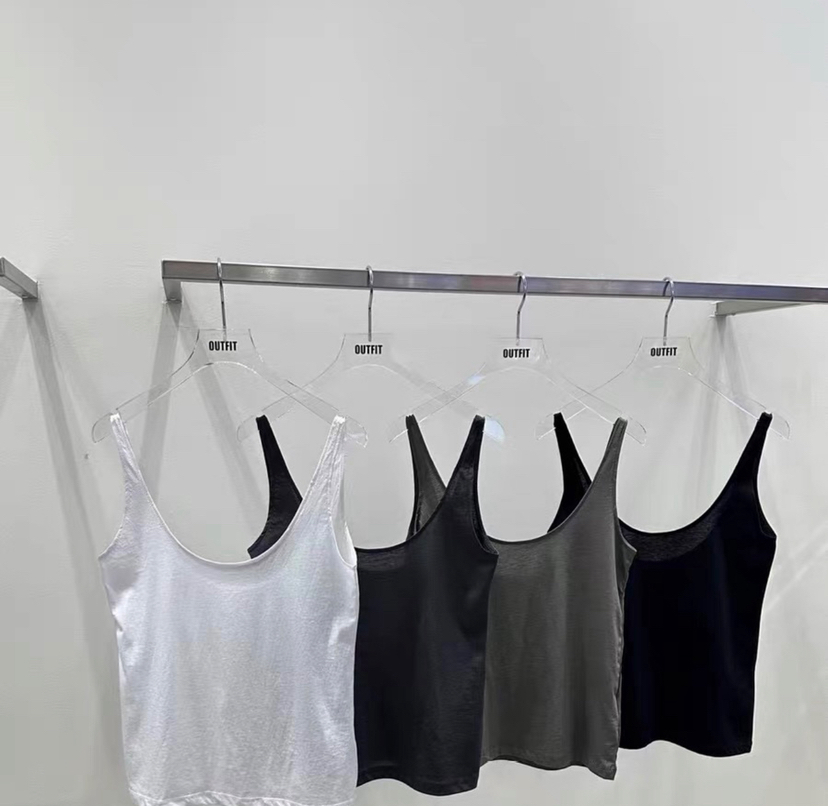 OUTFIT韓國直郵㊣女士新款休閑時尚推薦人氣25春夏吊帶背心OUTFIT吊帶/背心圖色4左四色