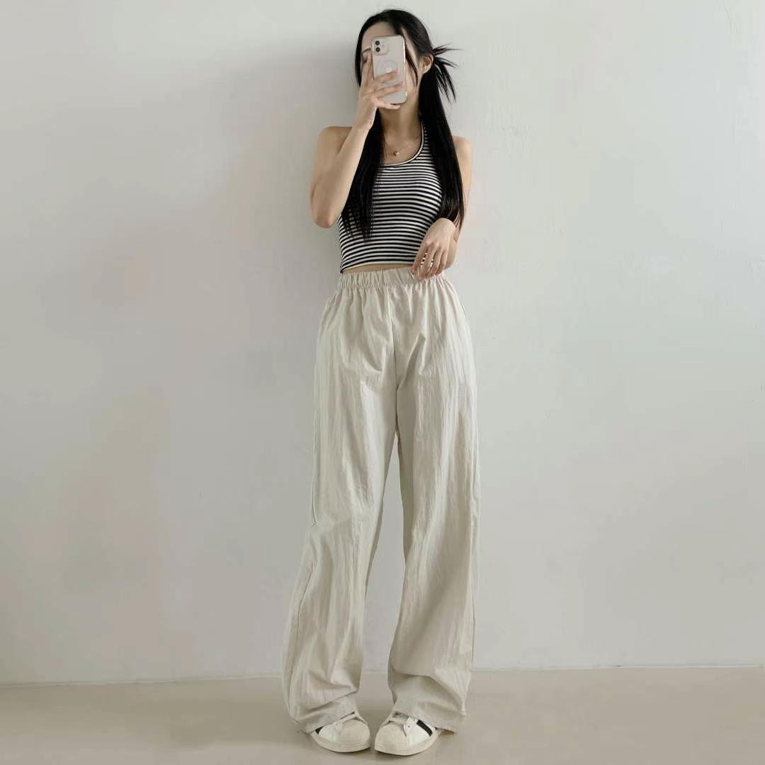 WOO SUNG東大門㊣代購女士新款人氣休閑推薦熱賣25春夏休閑褲WOO SUNG休閑褲圖色1