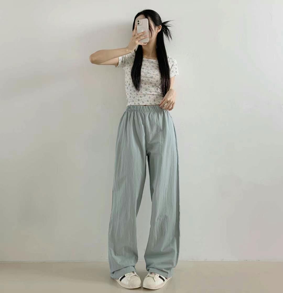 WOO SUNG東大門㊣代購女士新款人氣休閑推薦熱賣25春夏休閑褲WOO SUNG休閑褲圖色4