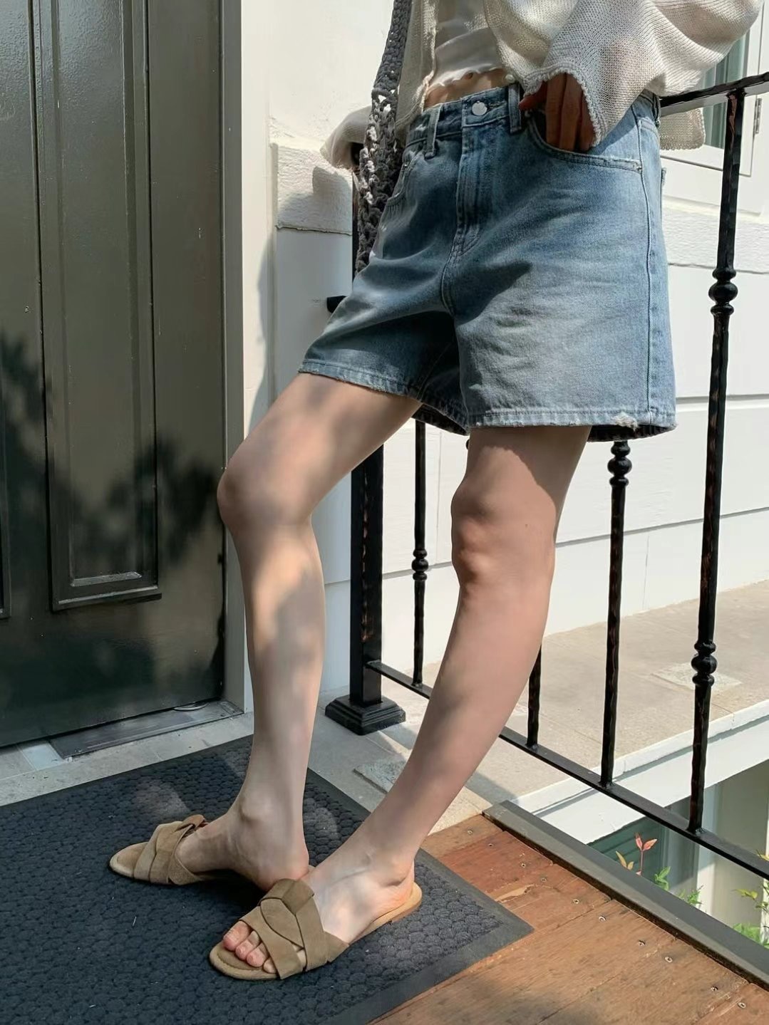 WEARRAW東大門㊣實拍女士新款熱賣時尚休閑人氣推薦25春夏短褲WEARRAW短褲