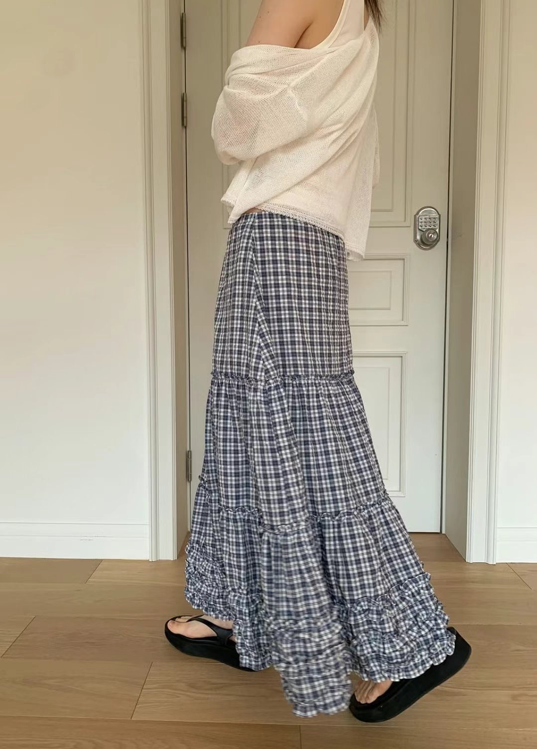 WEARRAW韓國代購㊣女裝新品熱賣推薦休閑時尚職業人氣25春夏長裙WEARRAW長裙
