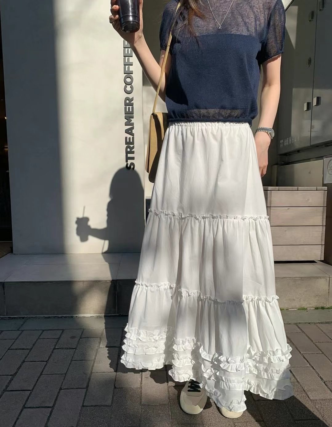 WEARRAW韓國代購㊣女裝新品熱賣推薦休閑時尚職業人氣25春夏長裙WEARRAW長裙圖色2