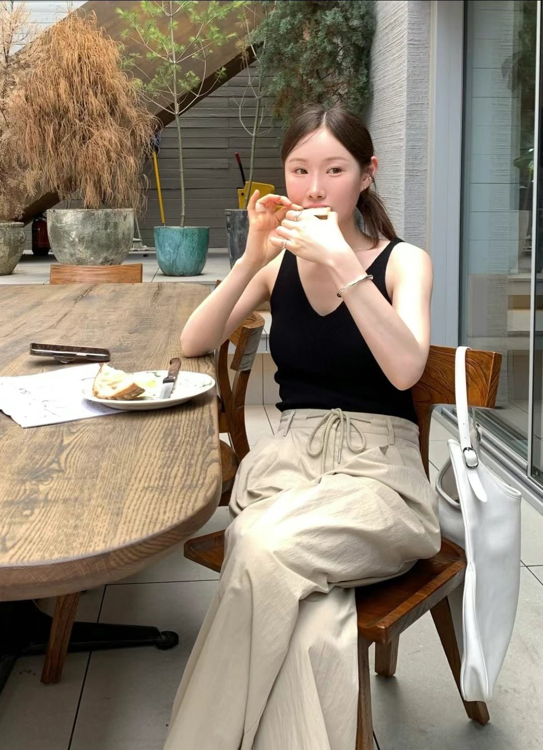 WEARRAW韓國直郵㊣女裝新品熱賣休閑25春夏職業時尚吊帶背心WEARRAW吊帶/背心