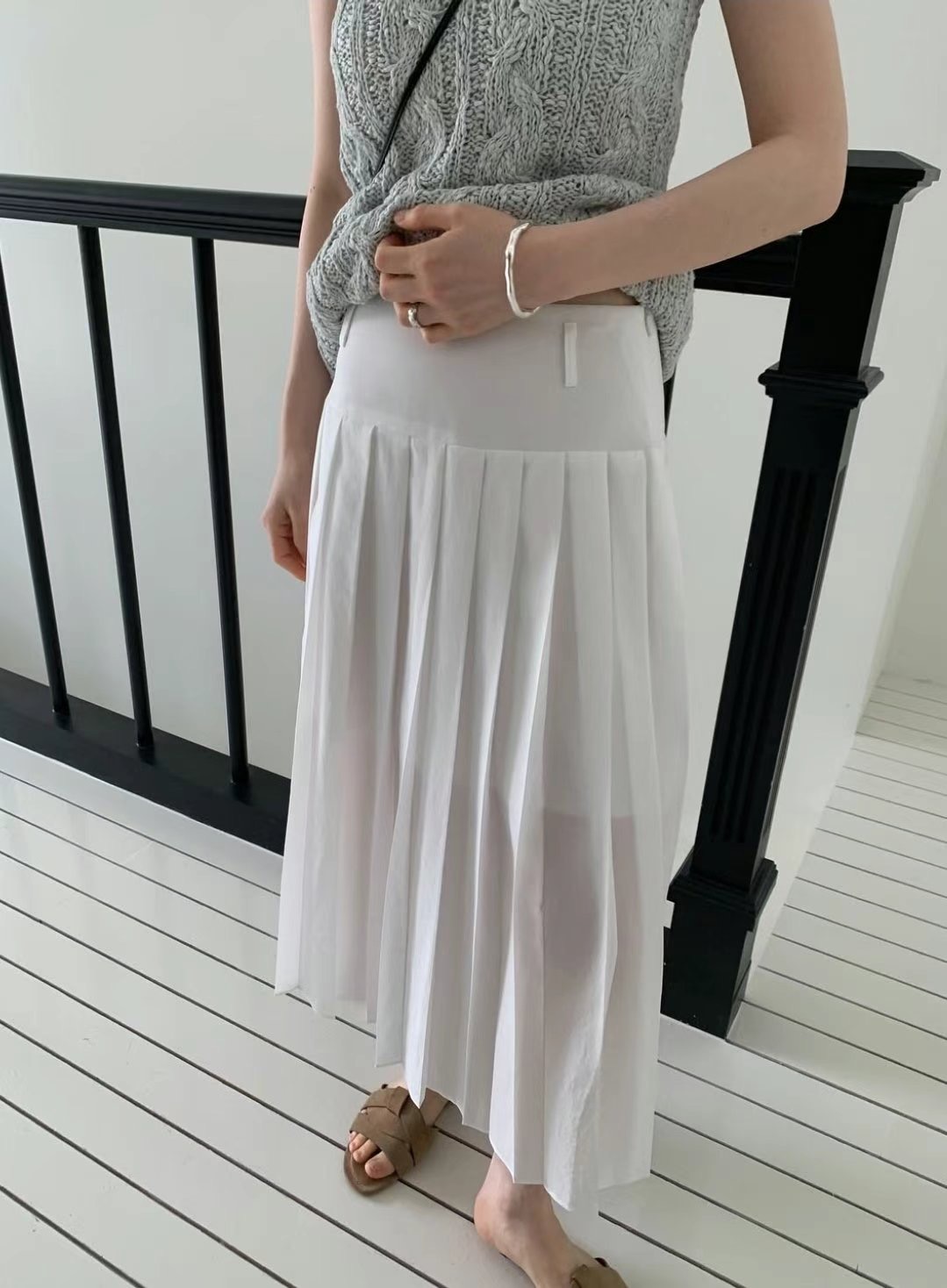 WEARRAW韓國代購㊣女裝新款職業25春夏熱賣人氣時尚休閑長裙WEARRAW長裙