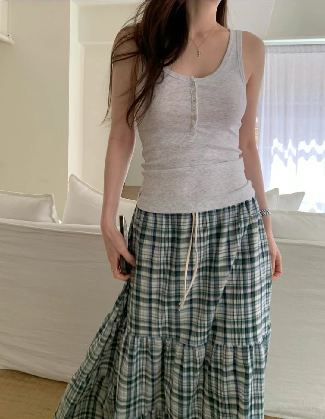 WEARRAW東大門㊣實拍女士新款25春夏推薦人氣職業熱賣吊帶背心WEARRAW吊帶/背心