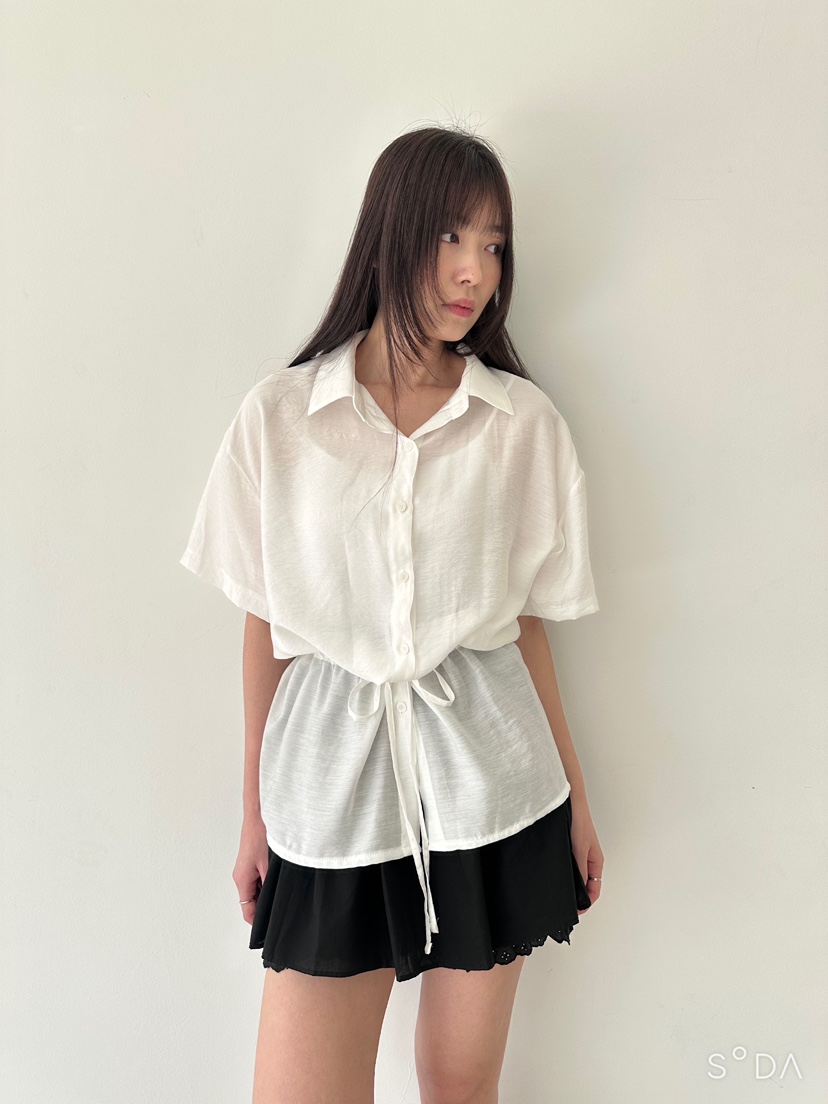 CYLINDER東大門㊣代購女裝新品25春夏人氣推薦熱賣襯衫蕾絲衫CYLINDER襯衫/蕾絲衫