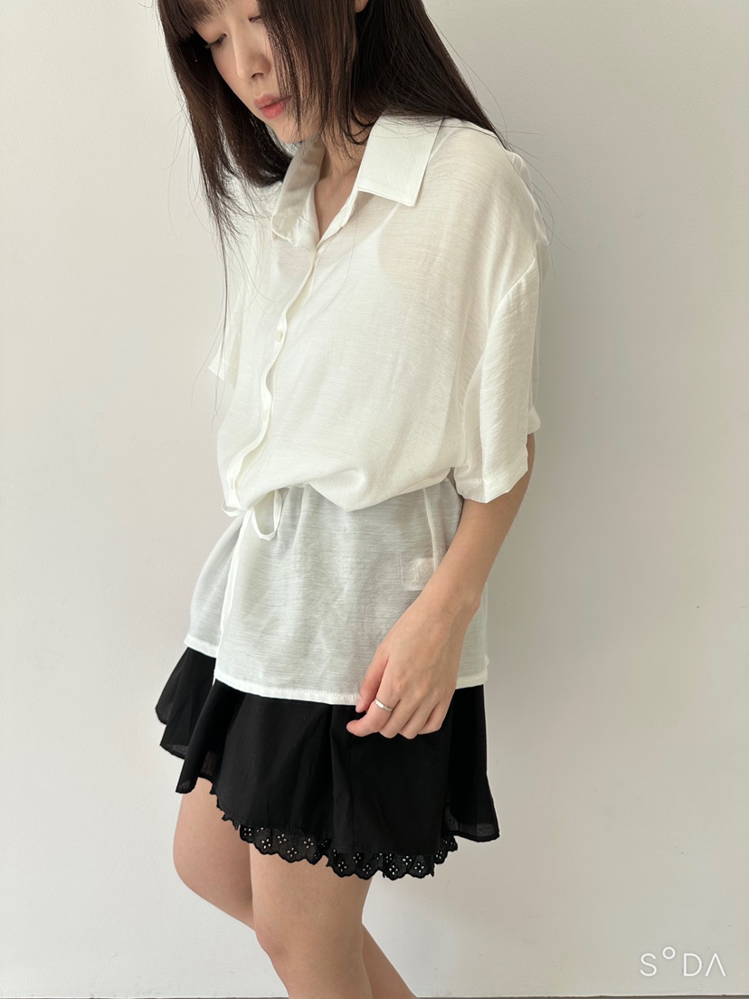 CYLINDER東大門㊣代購女裝新品25春夏人氣推薦熱賣襯衫蕾絲衫CYLINDER襯衫/蕾絲衫