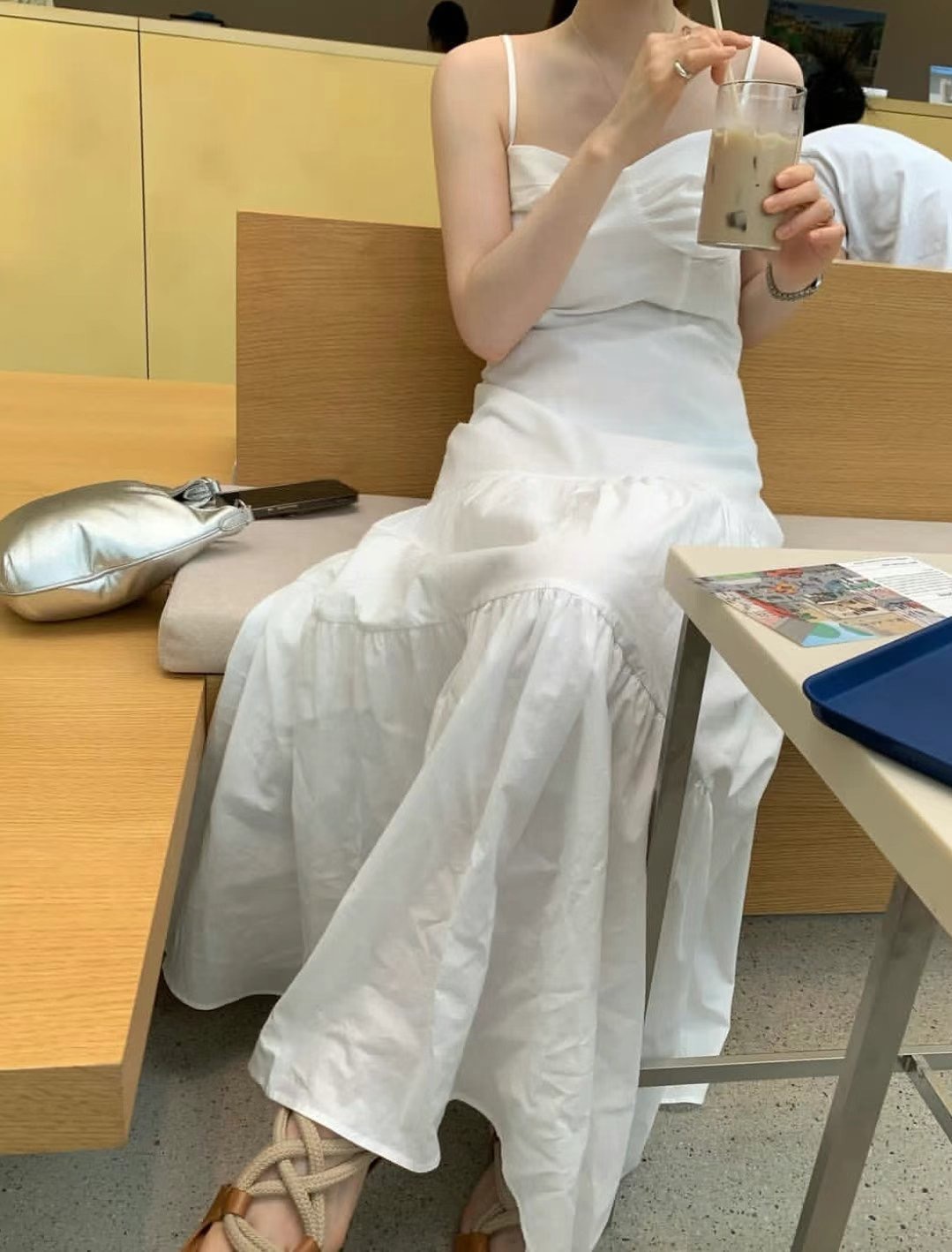 WEARRAW韓國代購㊣女裝新品熱賣人氣職業推薦連衣裙緊身長款WEARRAW連衣裙圖色2
