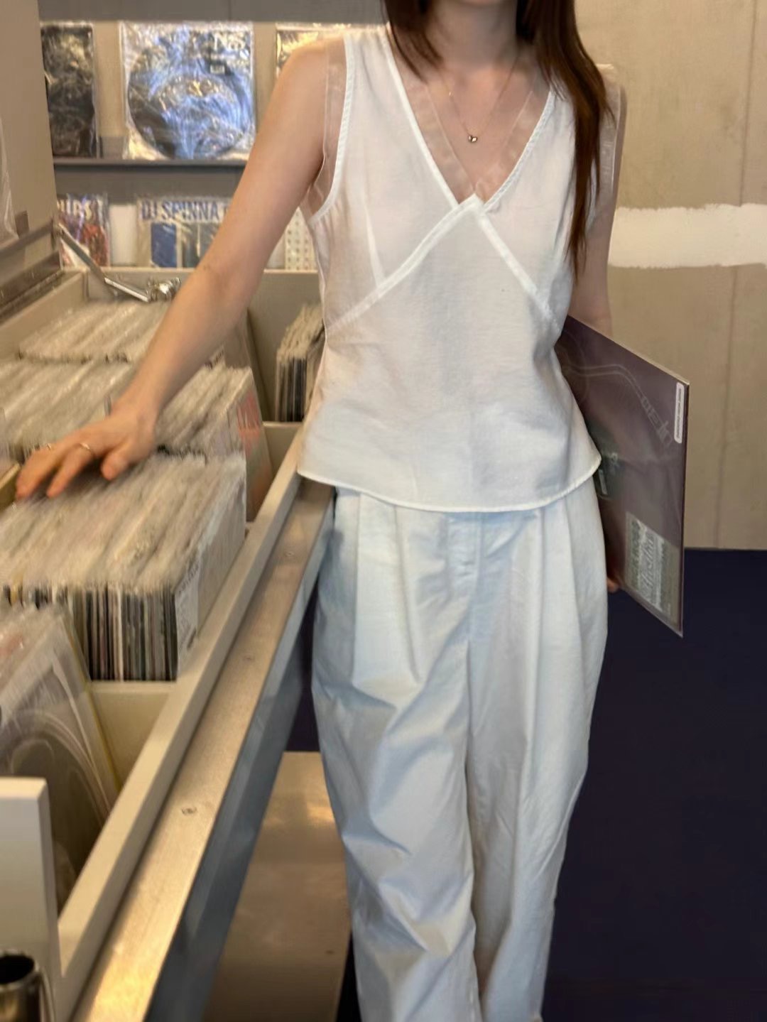 WEARRAW韓國直郵㊣女裝新款休閑人氣25春夏職業時尚吊帶背心WEARRAW吊帶/背心圖色2