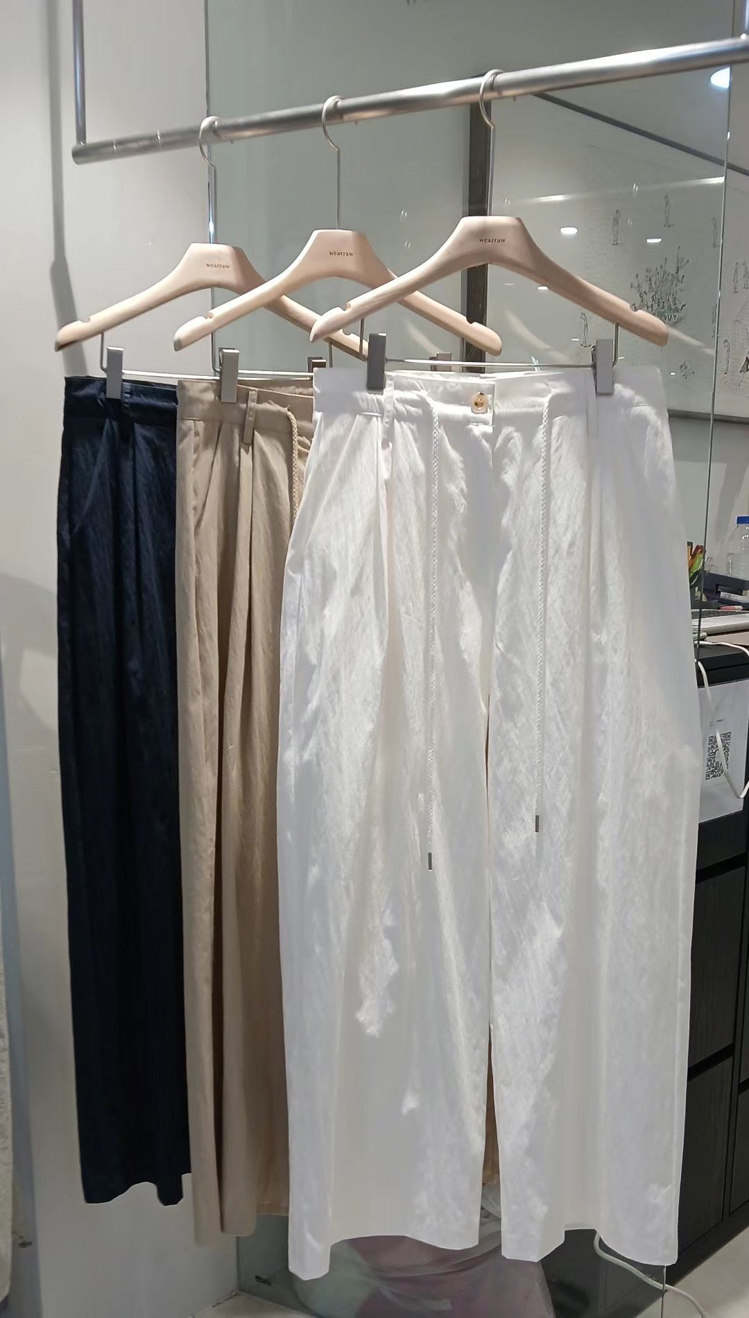WEARRAW東大門㊣直郵女士新品休閑熱賣25春夏推薦職業休閑褲WEARRAW休閑褲