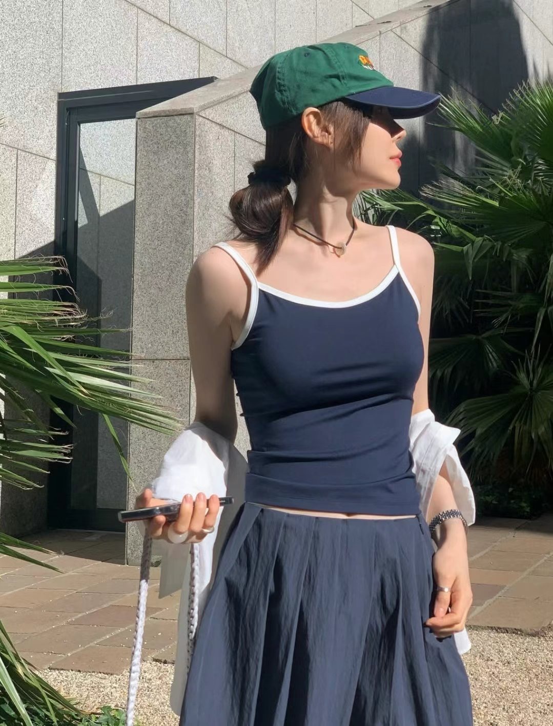 WEARRAW韓國直郵㊣女士新款熱賣時尚職業人氣25春夏吊帶背心WEARRAW吊帶/背心圖色1