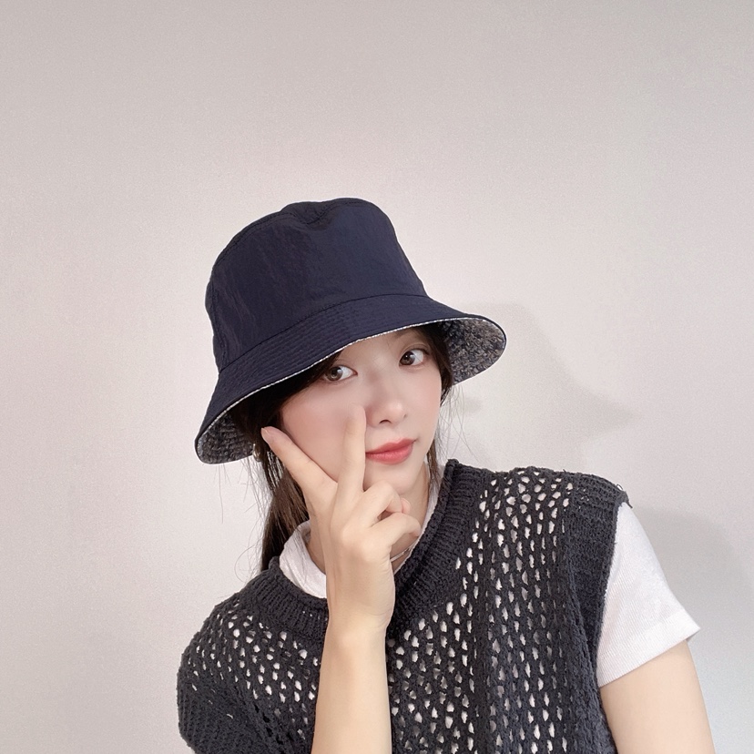 LOVELY HAT韓國代購㊣女士新品休閑熱賣推薦25春夏帽子雙面LOVELY HAT帽子