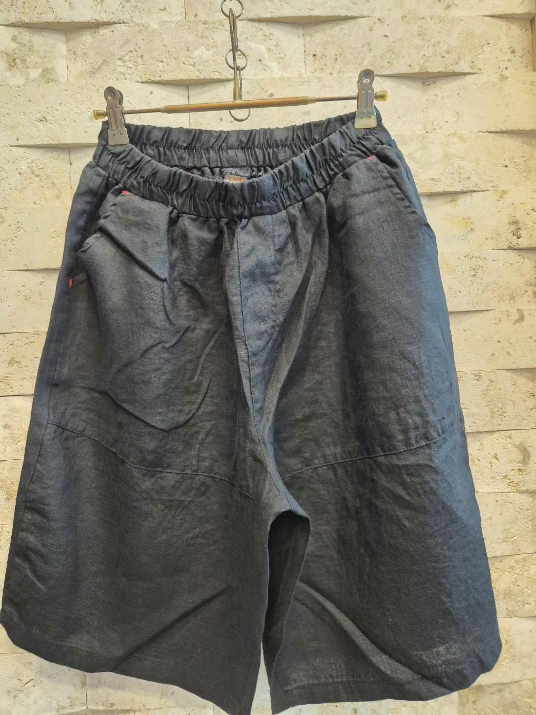 LUZ-루스-T東大門㊣實拍女裝新款熱賣休閑25春夏職業短褲LUZ短褲圖色2