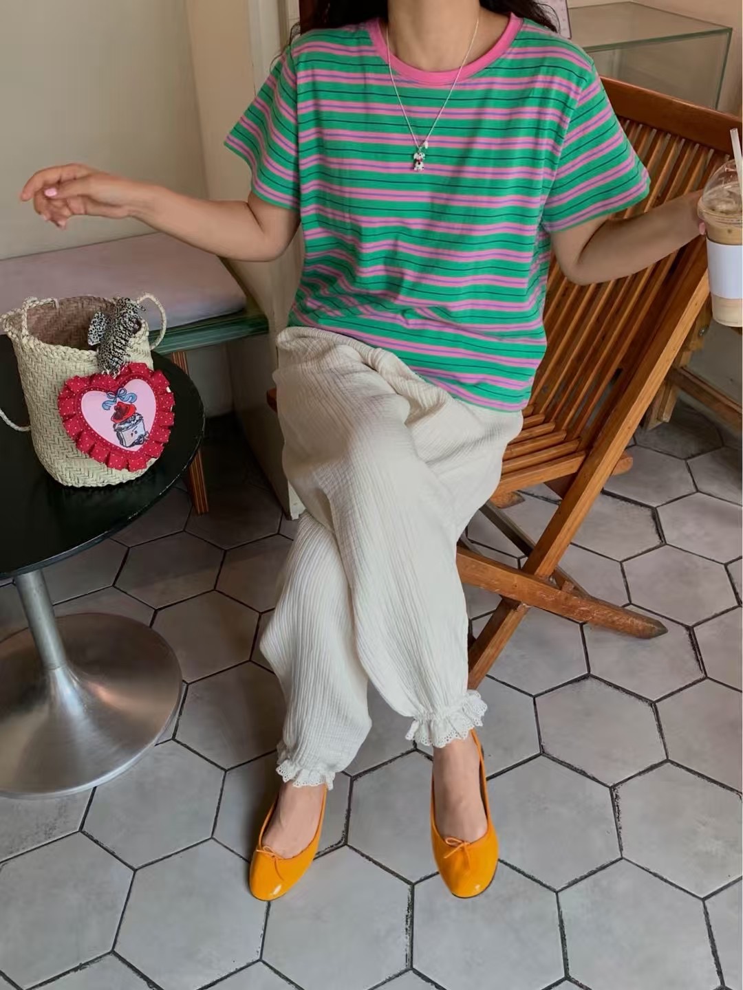 J.needs東大門㊣直郵女裝新品人氣25春夏休閑熱賣推薦時尚T恤J.needsT恤圖色3