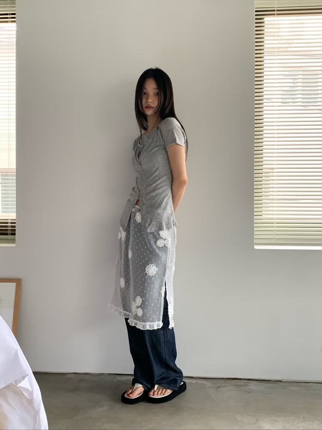 J.needs韓國代購㊣女裝新款人氣熱賣25春夏職業半身裙中短裙J.needs半身裙/中短裙