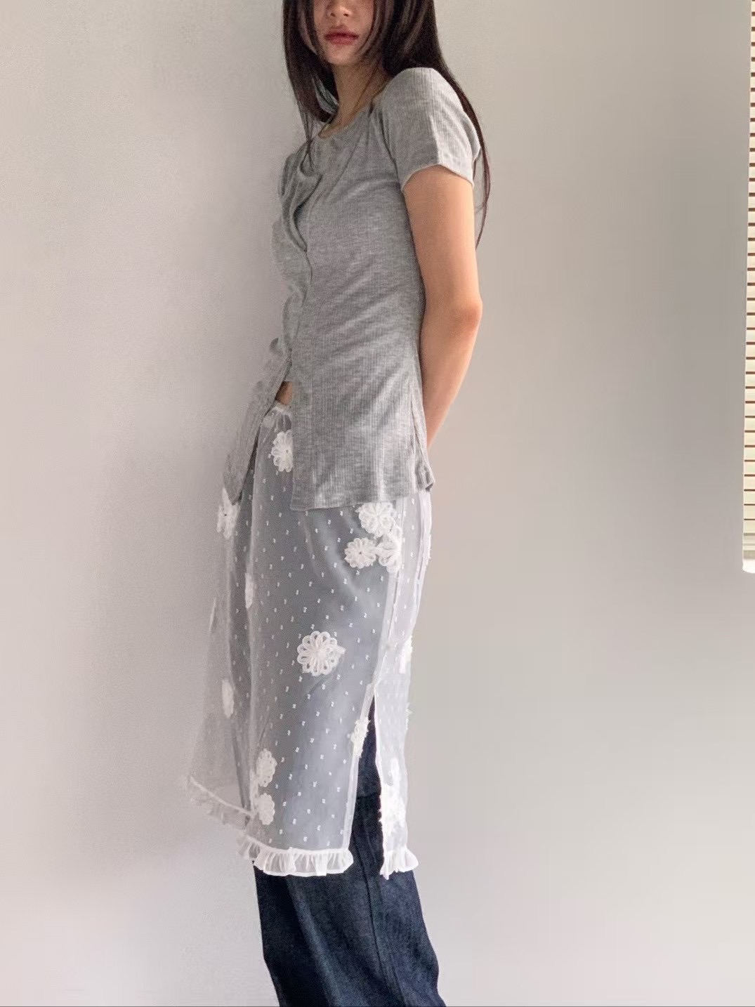 J.needs韓國代購㊣女裝新款人氣熱賣25春夏職業半身裙中短裙J.needs半身裙/中短裙