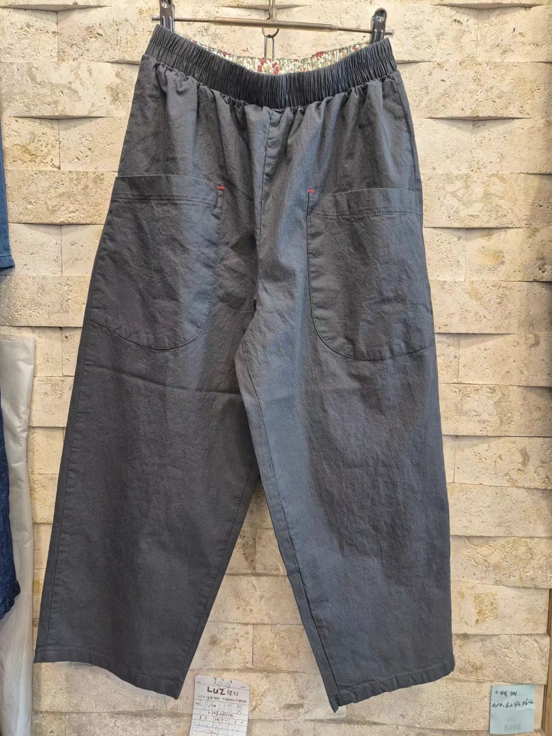 LUZ-루스-T韓國直郵㊣女士新品25春夏推薦熱賣休閑褲棉質LUZ休閑褲圖色3