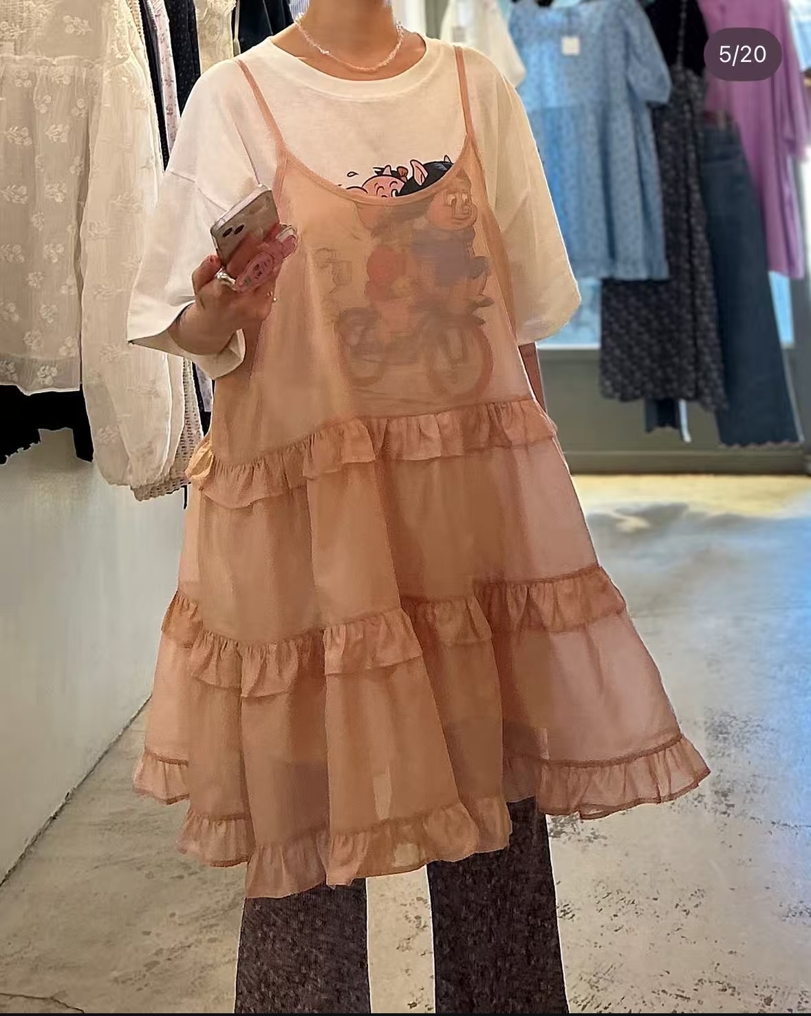 J.needs東大門㊣直郵女裝新品時尚人氣推薦休閑25春夏連衣裙J.needs連衣裙圖色1