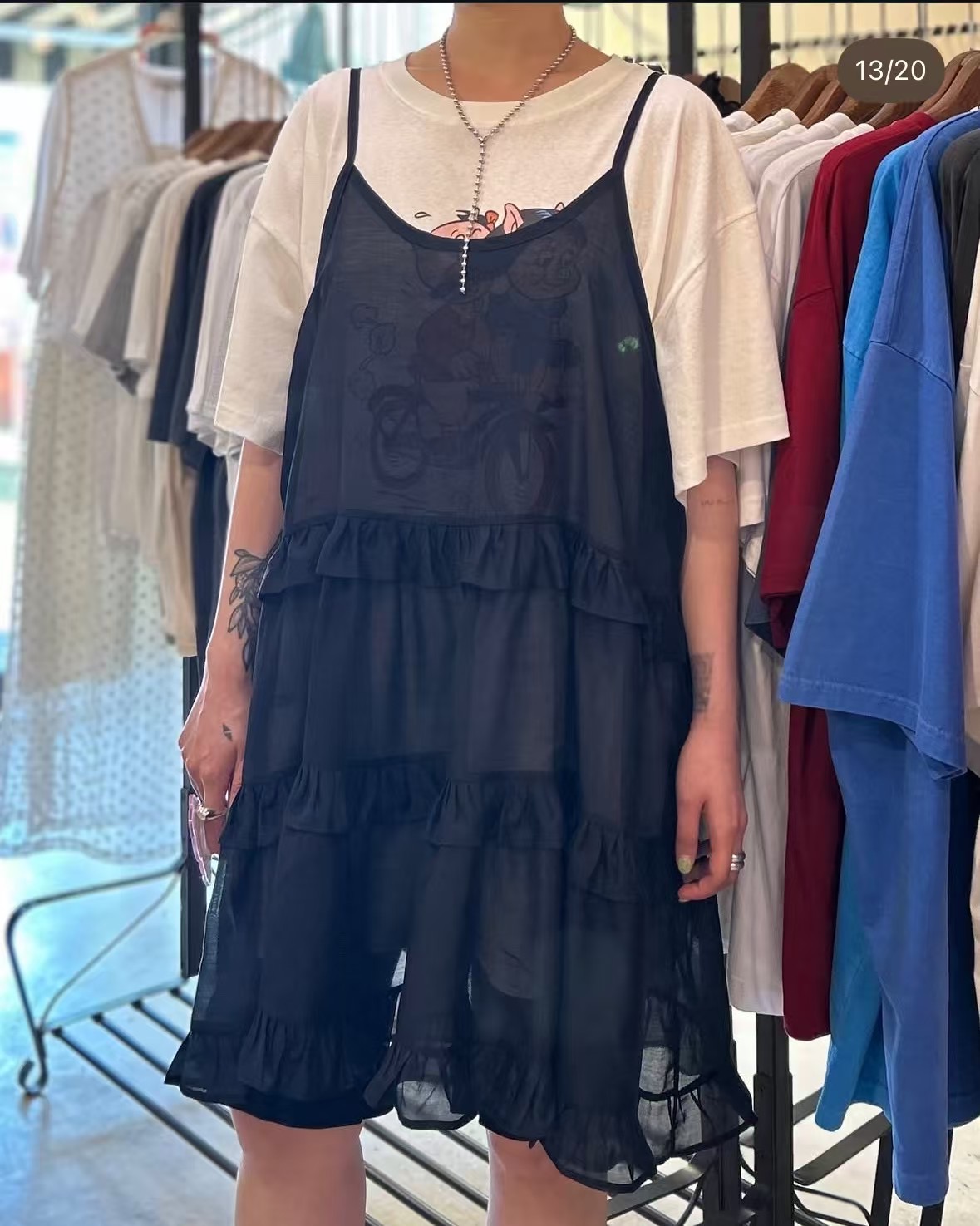 J.needs東大門㊣直郵女裝新品時尚人氣推薦休閑25春夏連衣裙J.needs連衣裙圖色2