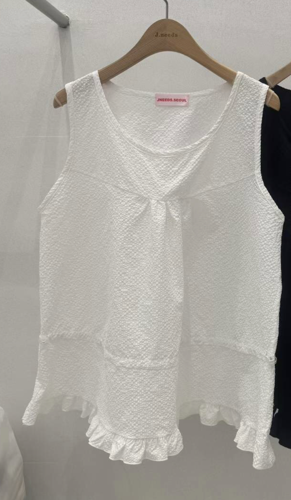 J.needs東大門㊣實拍女裝新品推薦人氣25春夏休閑襯衫蕾絲衫J.needs襯衫/蕾絲衫圖色1