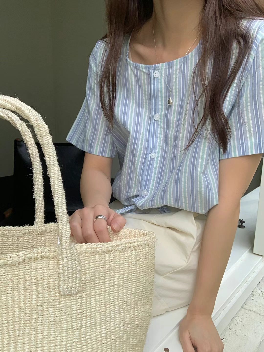 J.BLANG東大門㊣實拍女士新款時尚推薦人氣職業襯衫蕾絲衫J.BLANG襯衫/蕾絲衫