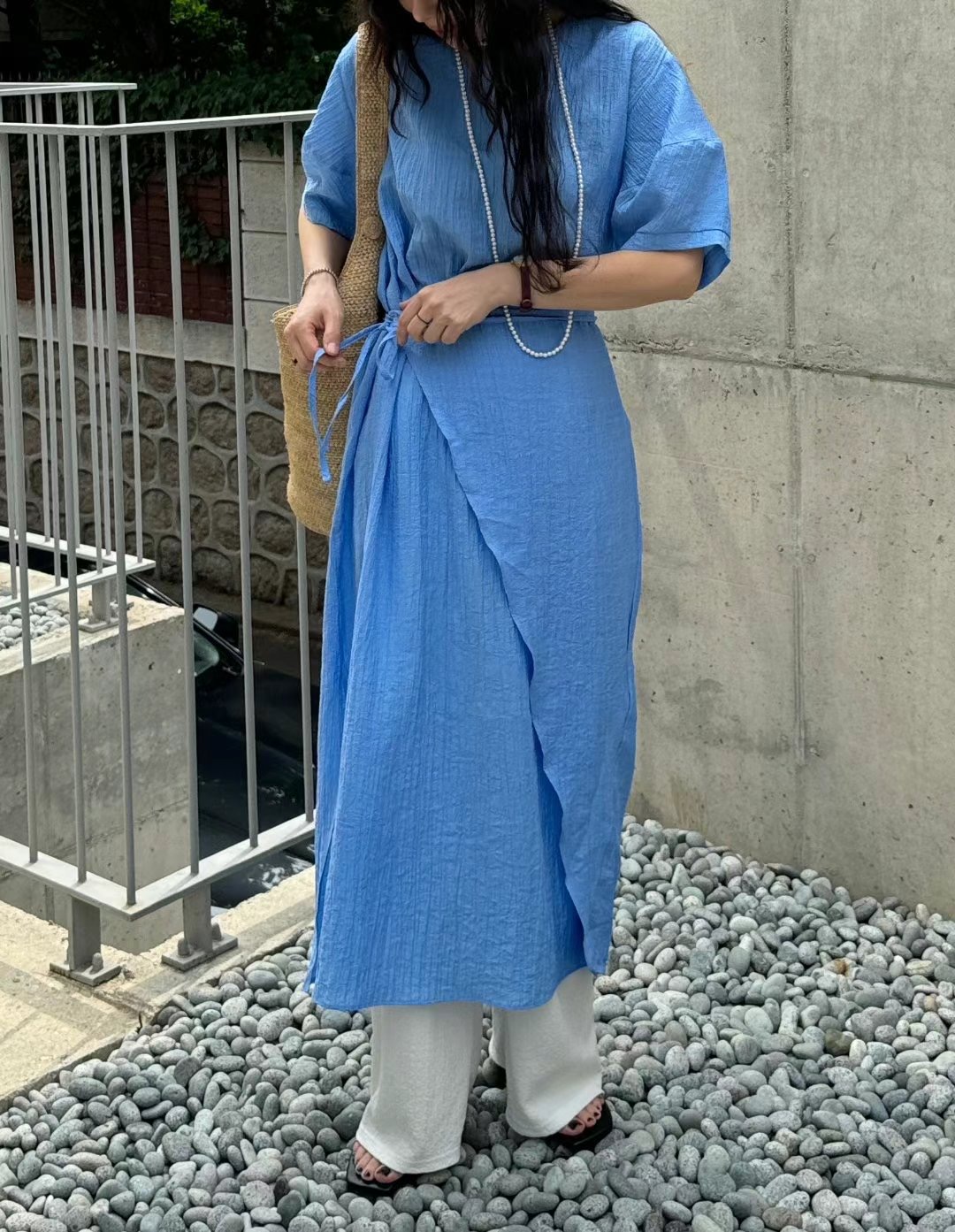 GLOSSY韓國代購㊣女裝新款真品職業推薦人氣時尚休閑連衣裙GLOSSY連衣裙