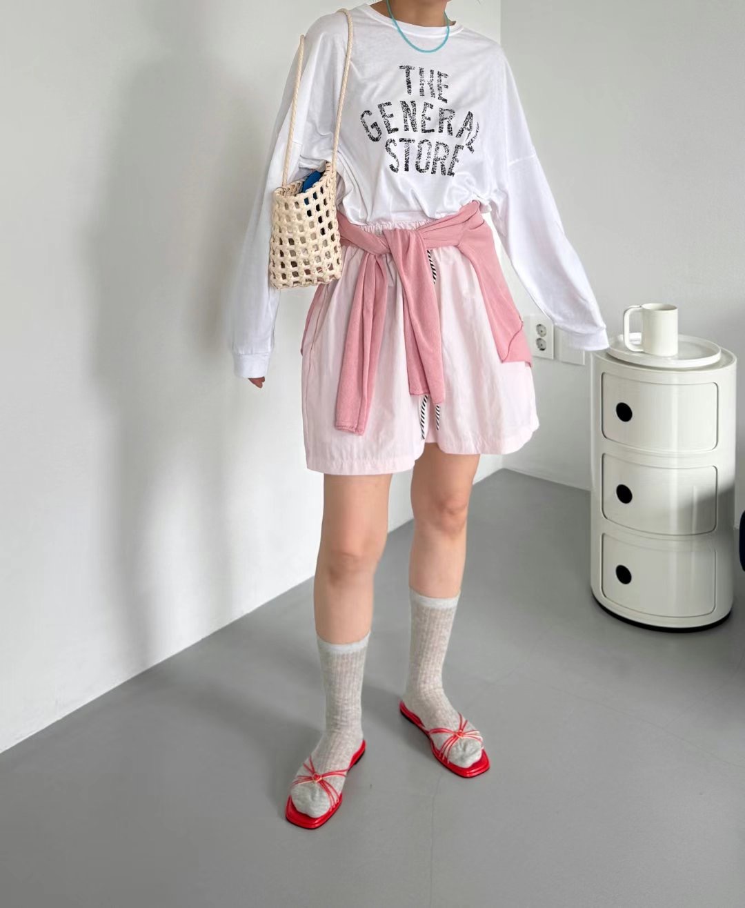 GLOSSY韓國直郵㊣女裝新品職業人氣真品時尚25春夏休閑衛衣GLOSSY衛衣