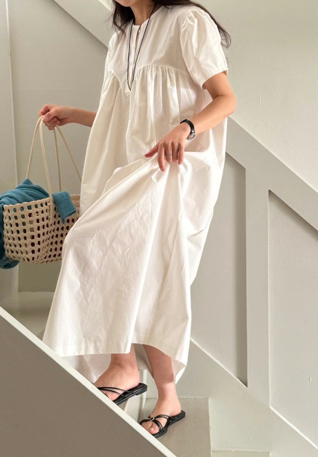 GLOSSY韓國直郵㊣女裝新款熱賣真品職業推薦時尚人氣連衣裙GLOSSY連衣裙