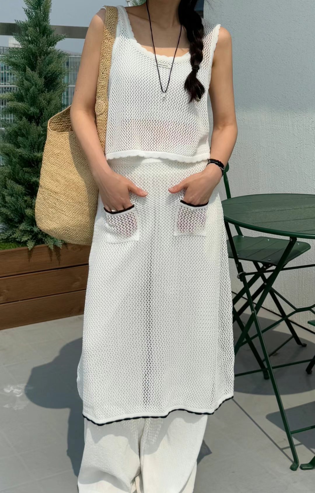GLOSSY東大門㊣代購女裝新款推薦人氣職業休閑時尚熱賣長裙GLOSSY長裙圖色1