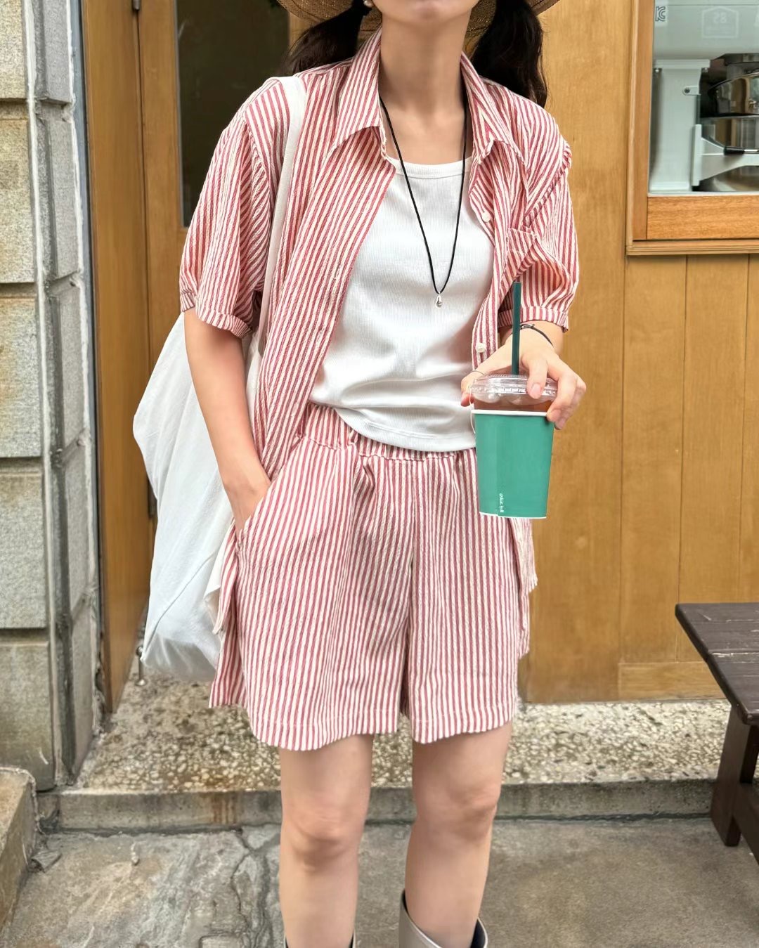 GLOSSY韓國直郵㊣女裝新款25春夏休閑真品人氣推薦時尚短褲GLOSSY短褲