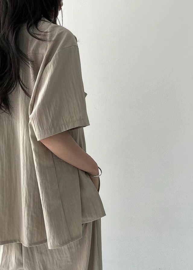 GLOSSY東大門㊣實拍女士新品休閑推薦時尚真品人氣襯衫蕾絲衫GLOSSY襯衫/蕾絲衫