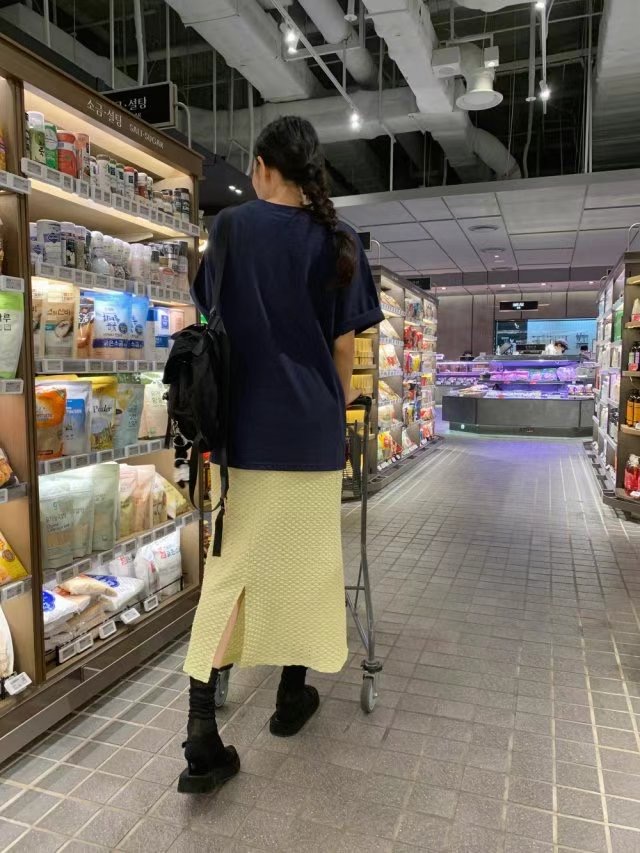 GLOSSY東大門㊣直郵女裝新款25春夏推薦時尚人氣職業休閑長裙GLOSSY長裙