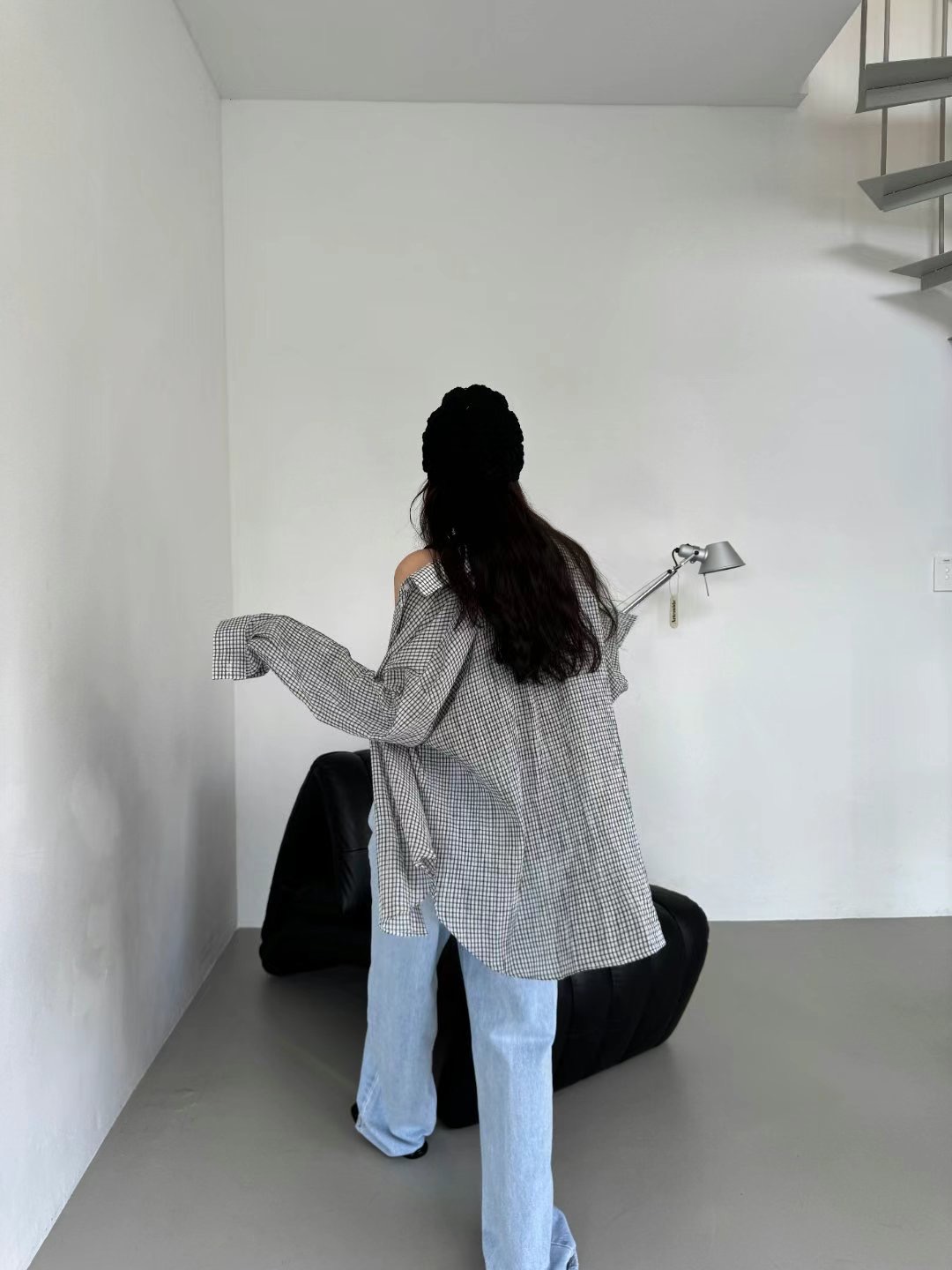 GLOSSY東大門㊣實拍女裝新款推薦職業真品25春夏襯衫蕾絲衫GLOSSY襯衫/蕾絲衫