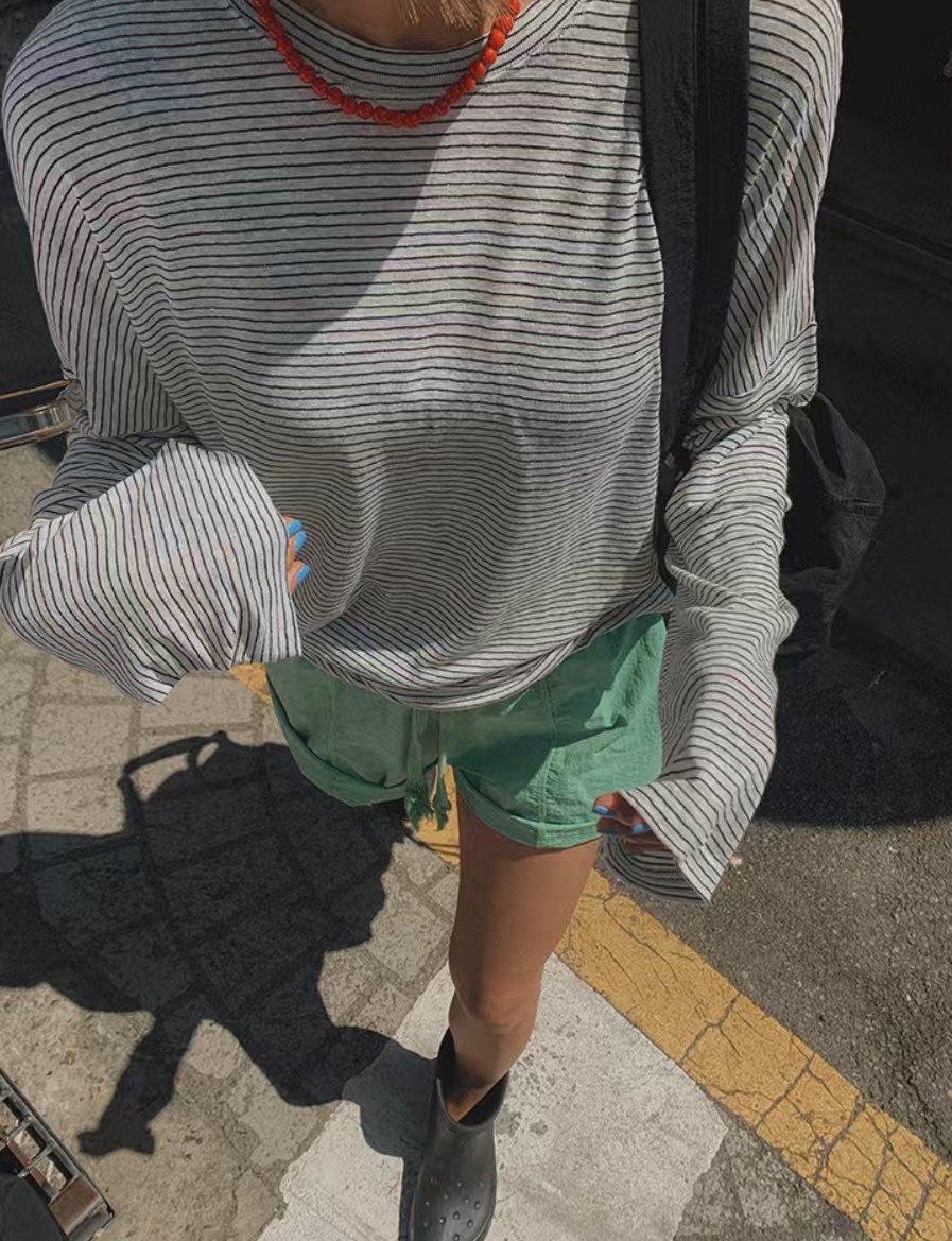 REPAIR韓國代購㊣女裝新品推薦職業熱賣休閑人氣真品長袖T恤REPAIR長袖T恤
