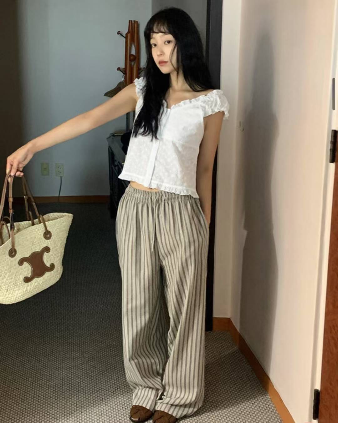 REPAIR韓國代購㊣女裝新款職業25春夏熱賣休閑真品推薦休閑褲REPAIR休閑褲
