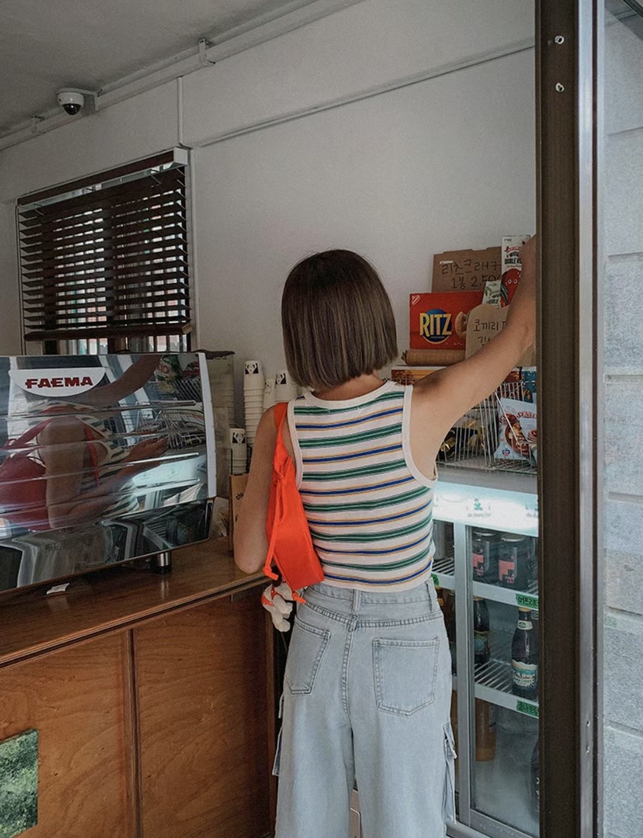 REPAIR韓國代購㊣女裝新款職業真品25春夏人氣休閑吊帶背心REPAIR吊帶/背心