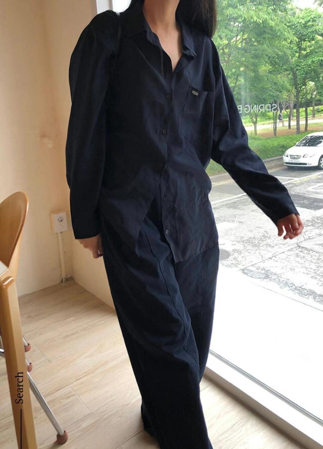 ONEMORETHING東大門㊣實拍女士新款休閑25春夏人氣襯衫蕾絲衫ONEMORETHING襯衫/蕾絲衫圖色4