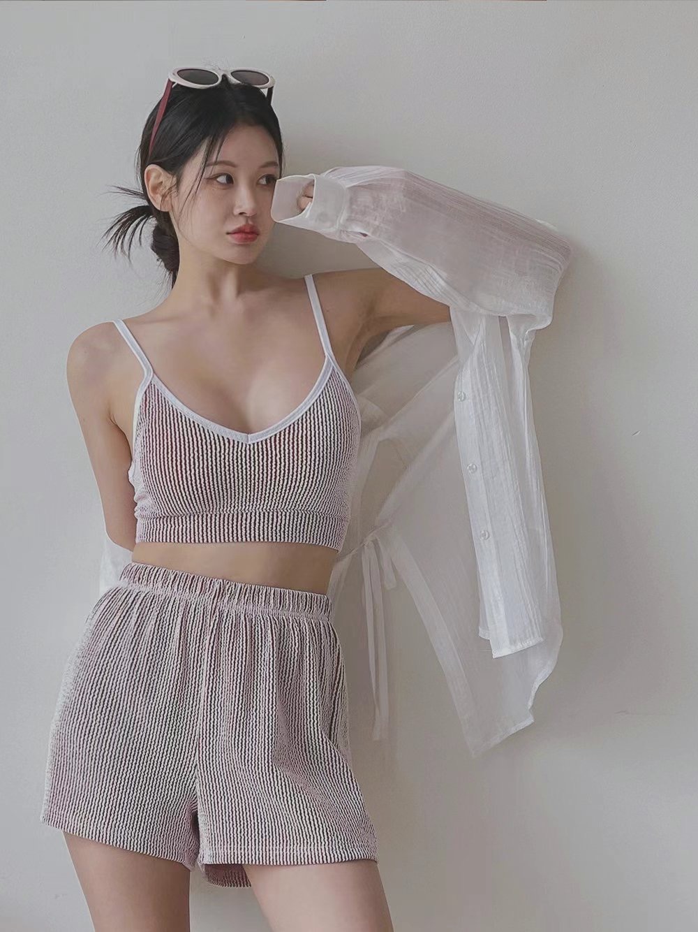 KEYBOARD韓國直郵㊣女裝新品休閑真品推薦熱賣職業套裝兩件套KEYBOARD套裝