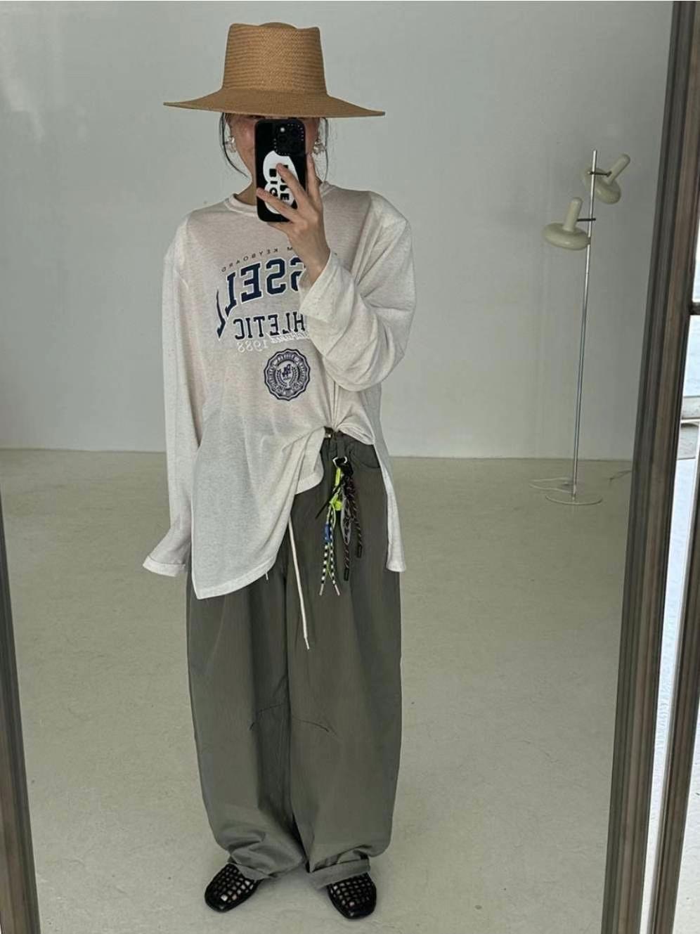 KEYBOARD東大門㊣代購女裝新款休閑推薦時尚人氣25春夏長袖T恤KEYBOARD長袖T恤