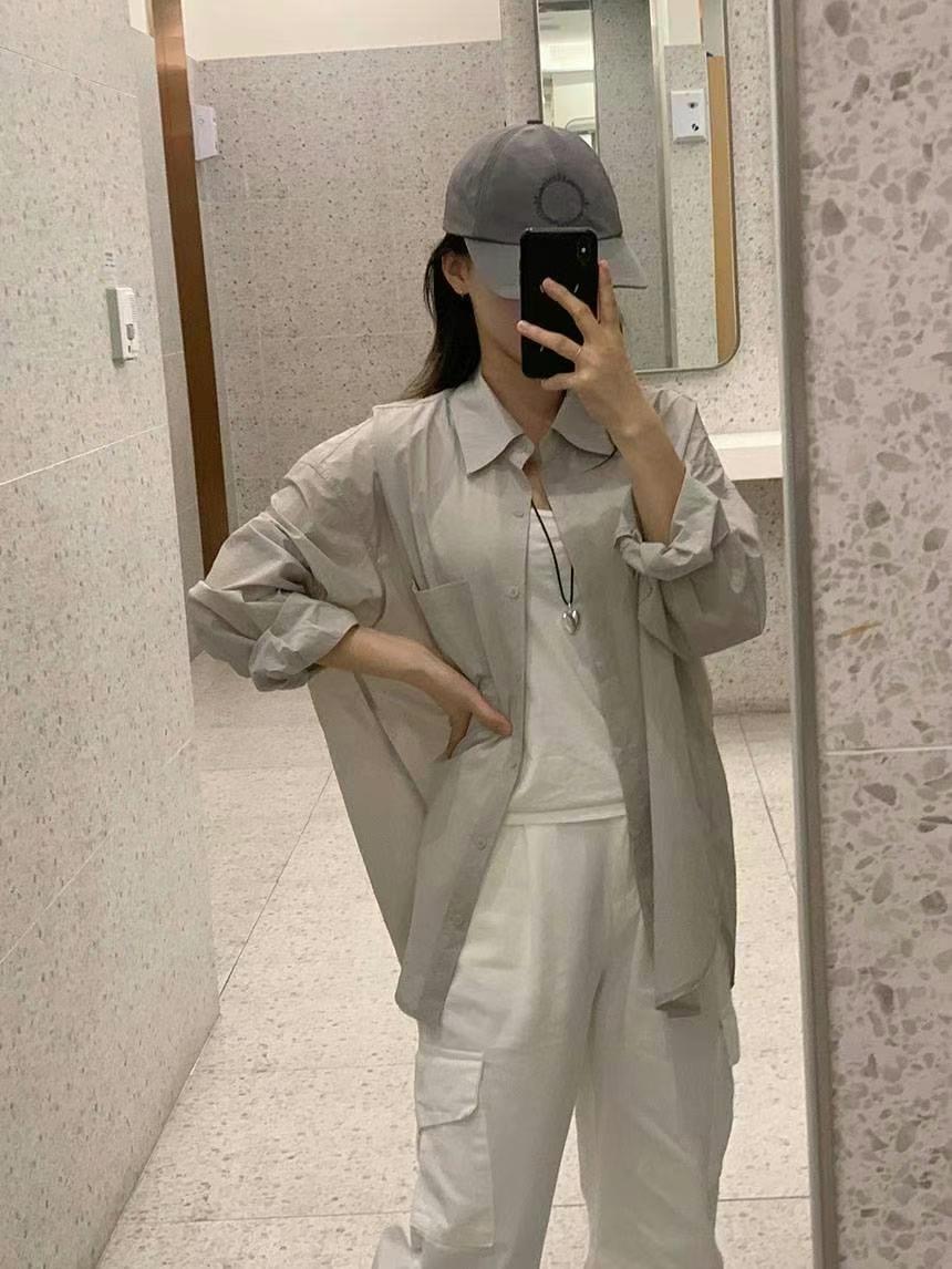 ONEMORETHING韓國代購㊣女裝新款熱賣職業推薦人氣襯衫蕾絲衫ONEMORETHING襯衫/蕾絲衫圖色4