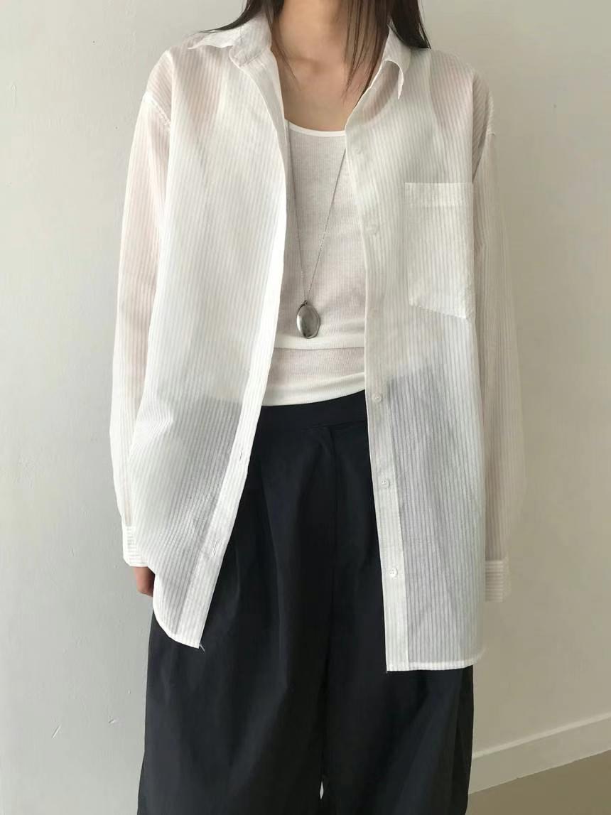 ONEMORETHING韓國直郵㊣女裝新款休閑熱賣人氣真品襯衫蕾絲衫ONEMORETHING襯衫/蕾絲衫