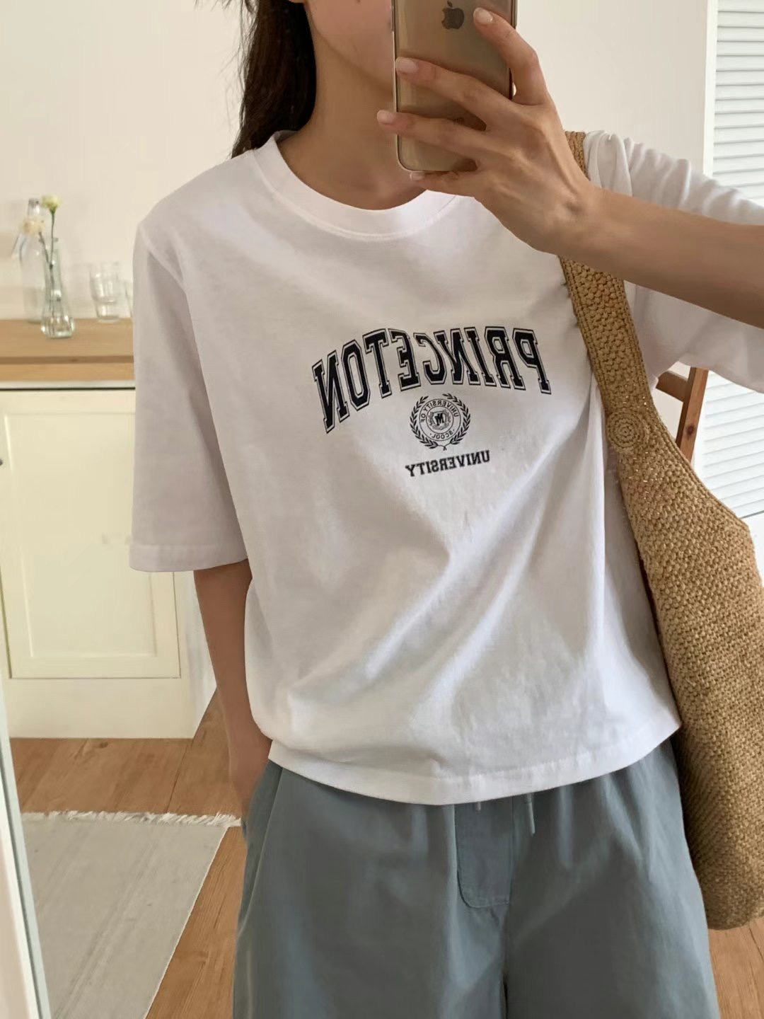 TDOUBLEJ韓國代購㊣女士新品職業熱賣真品推薦人氣25春夏T恤TDOUBLEJT恤