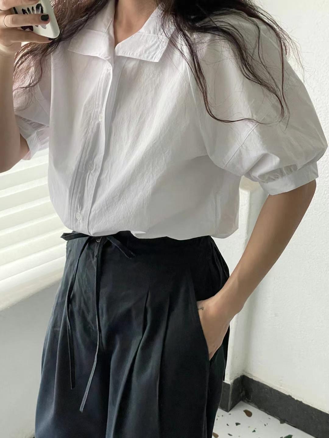 ONEMORETHING韓國代購㊣女裝新款25春夏真品推薦襯衫蕾絲衫ONEMORETHING襯衫/蕾絲衫