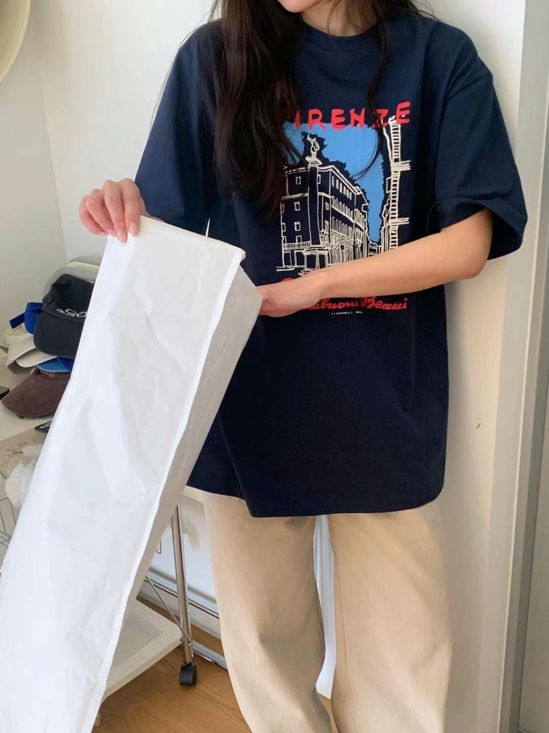 ARHEE東大門㊣實拍女裝新款休閑人氣時尚熱賣真品25春夏T恤ARHEET恤