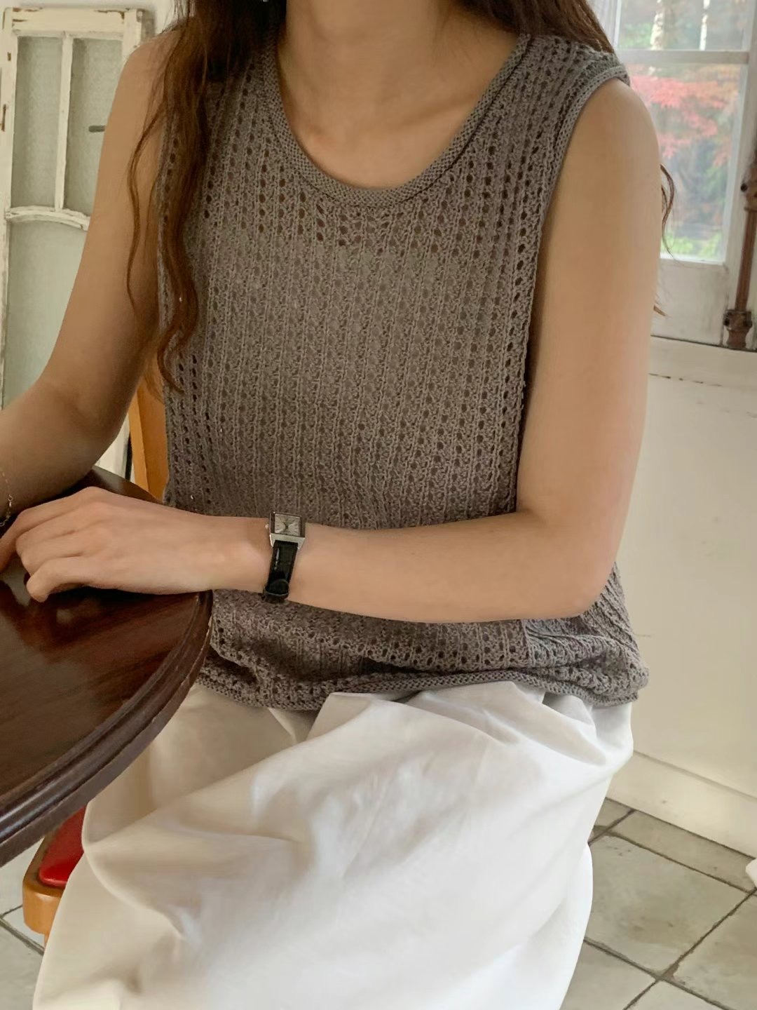 TDOUBLEJ東大門㊣實拍女裝新品真品推薦人氣25春夏吊帶背心TDOUBLEJ吊帶/背心圖色4