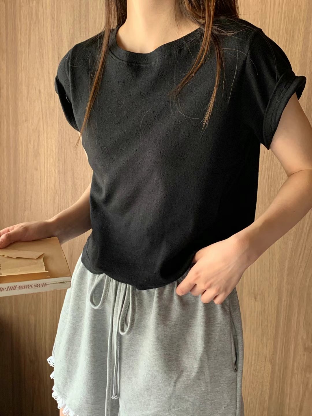 TDOUBLEJ東大門㊣實拍女裝新品人氣休閑熱賣25春夏時尚推薦T恤TDOUBLEJT恤