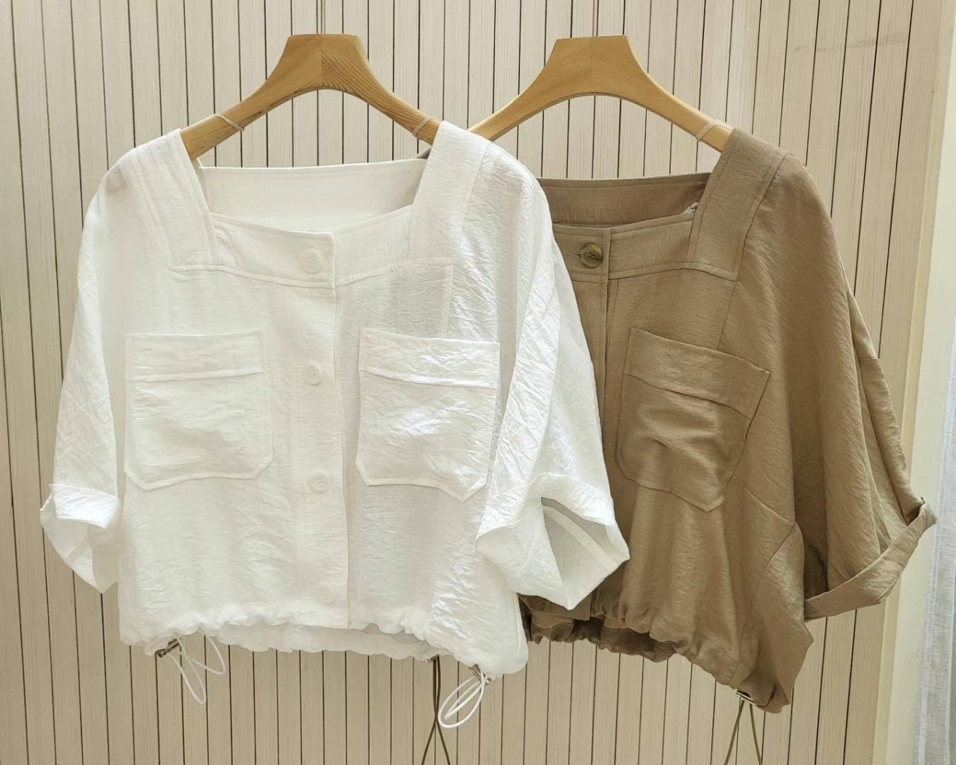 COCOS/ONE TOP韓國代購㊣女裝新品推薦休閑熱賣襯衫蕾絲衫COCOS/ONE TOP襯衫/蕾絲衫